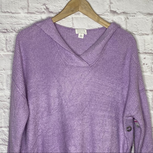Caslon Side Button Hooded Sweater - Picture 4 of 11